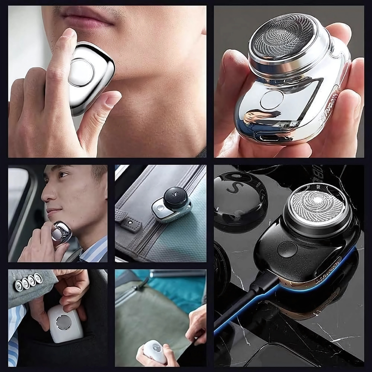 Mini Electric Shaver: Your Pocket-Sized Grooming Hero for a Smooth, Irritation-Free Shave! Default Title Khoppa