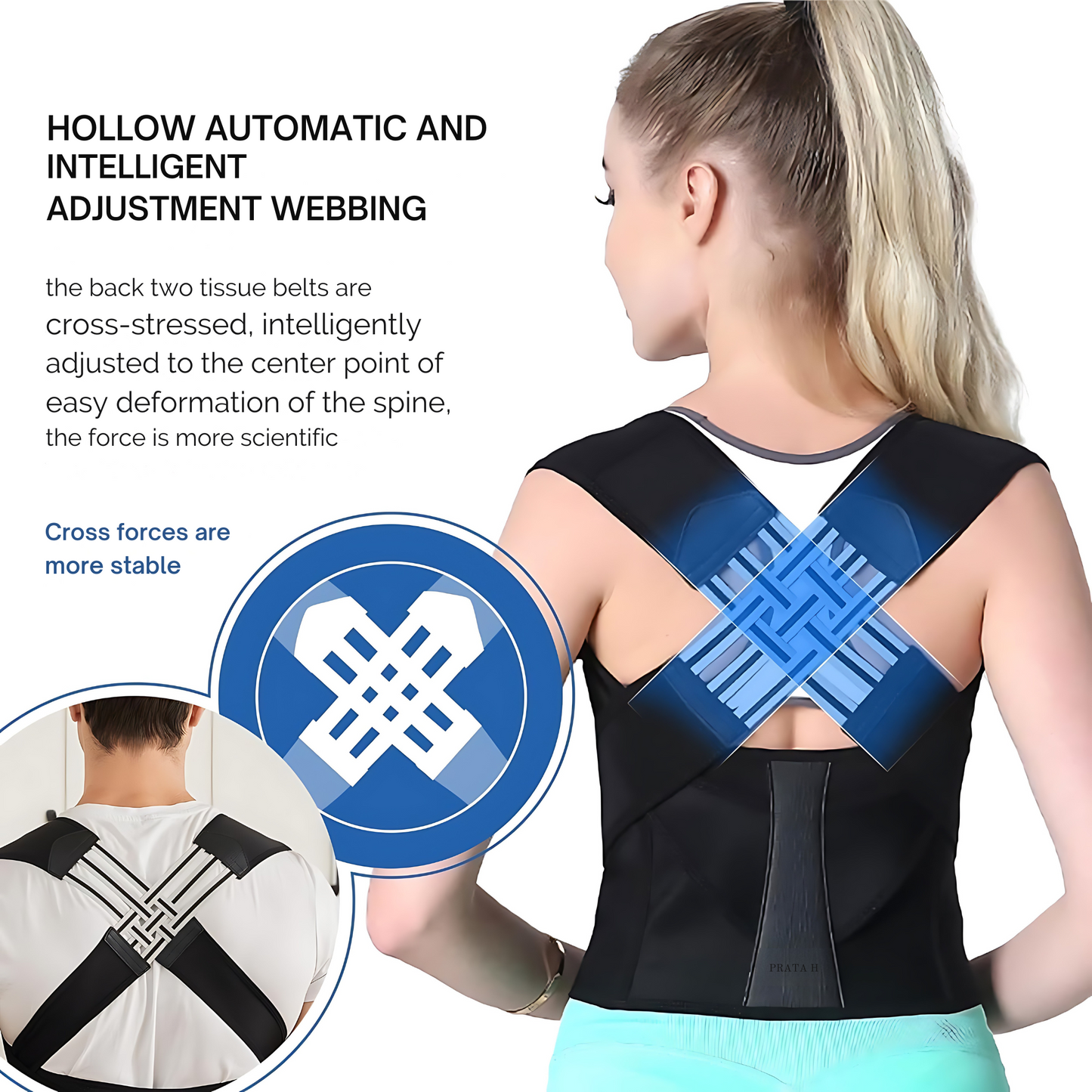 PosturePerfect Pro – Adjustable Posture Corrector Women/Men Default Title Khoppa