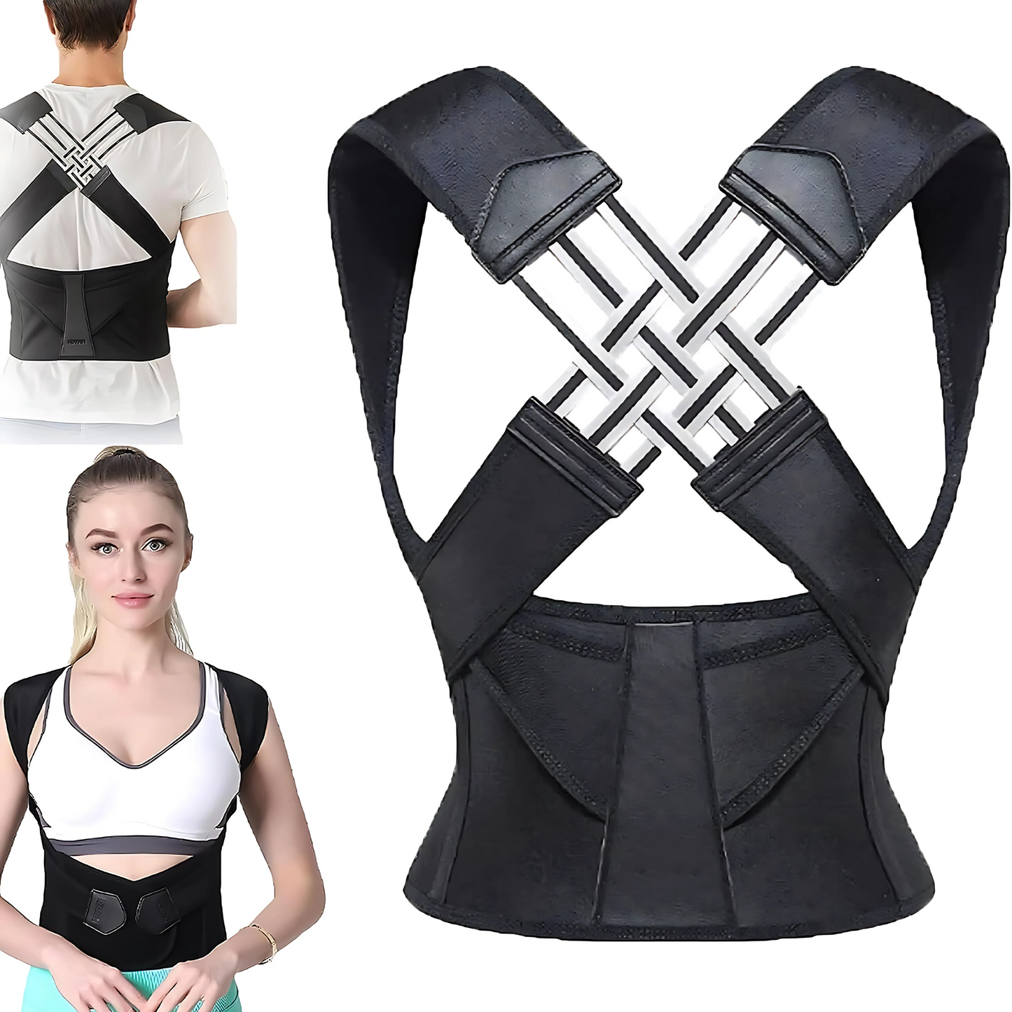 PosturePerfect Pro – Adjustable Posture Corrector Women/Men Default Title Khoppa