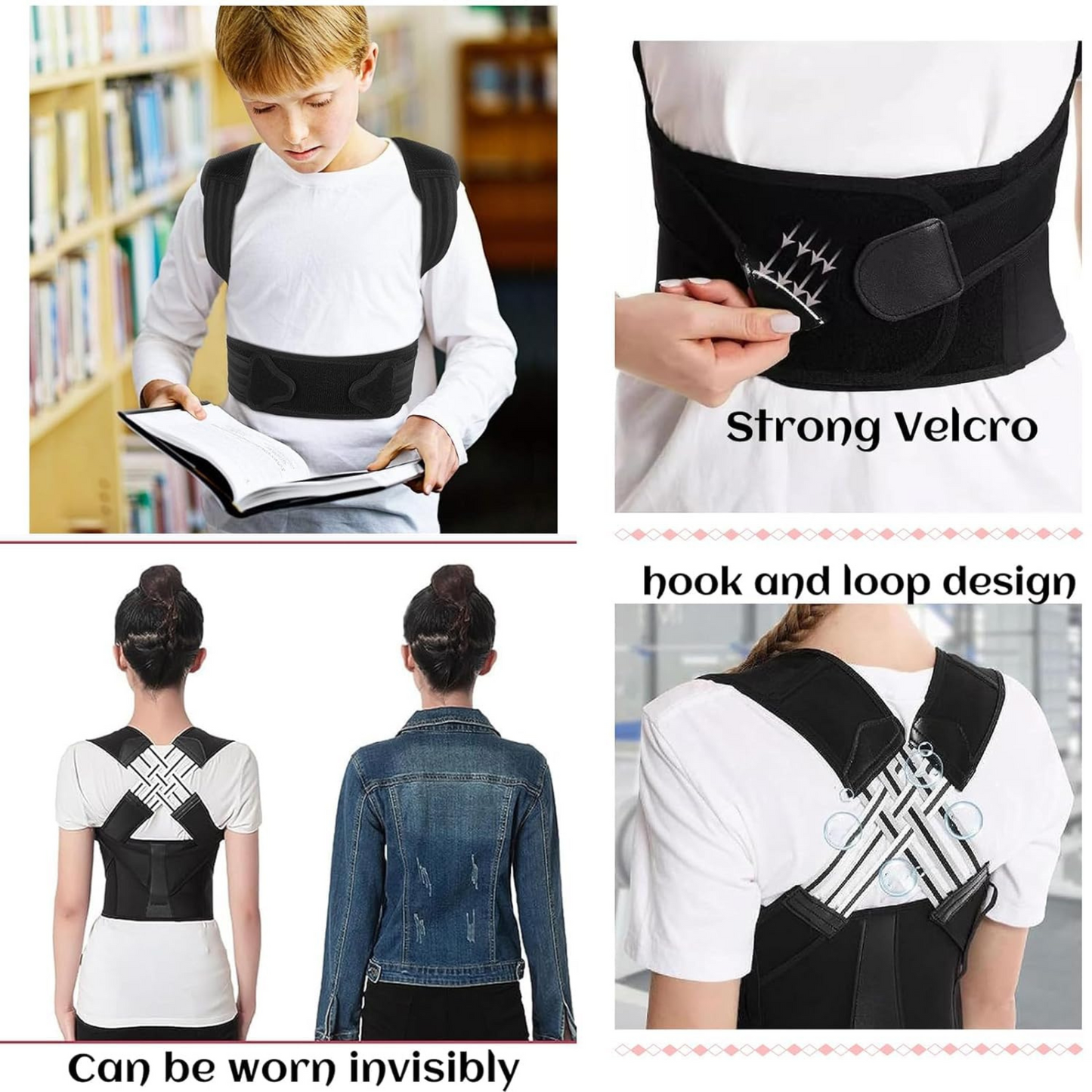 PosturePerfect Pro – Adjustable Posture Corrector Women/Men Default Title Khoppa