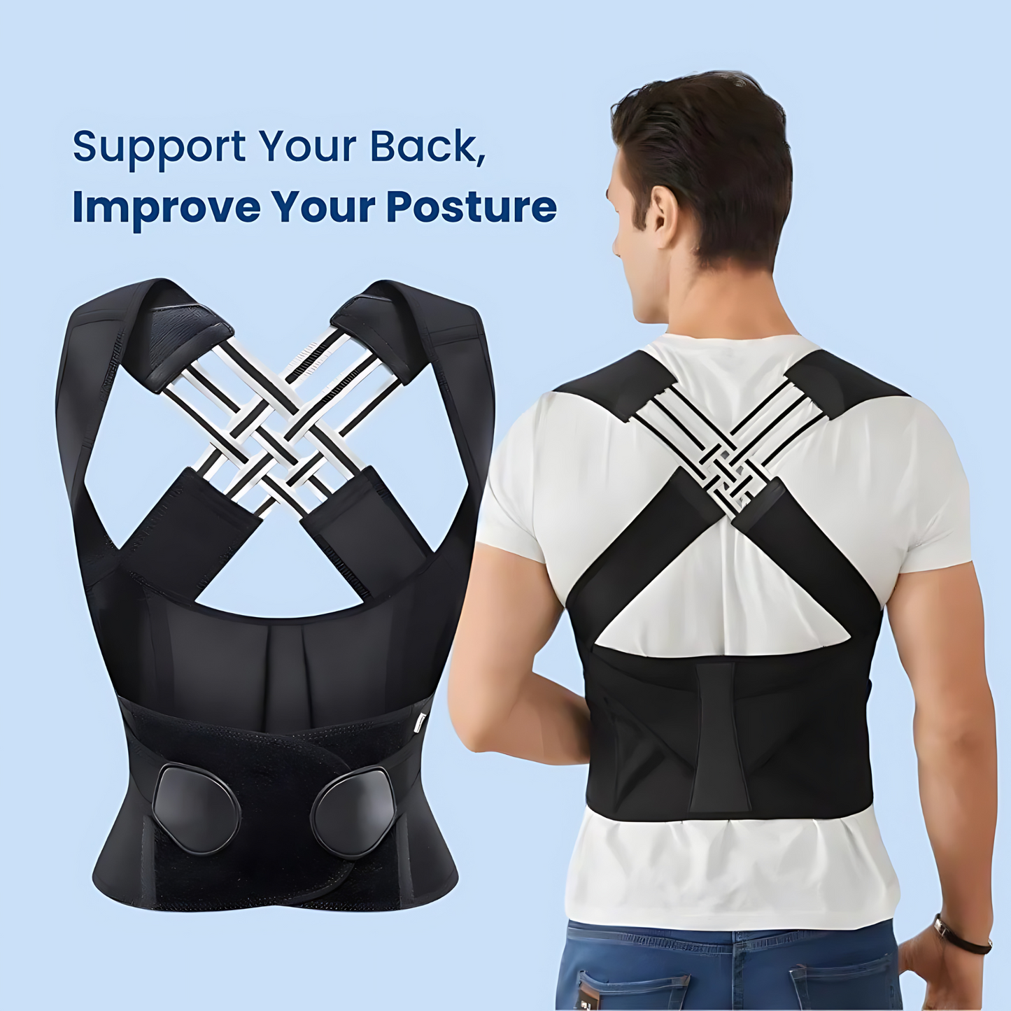 PosturePerfect Pro – Adjustable Posture Corrector Women/Men