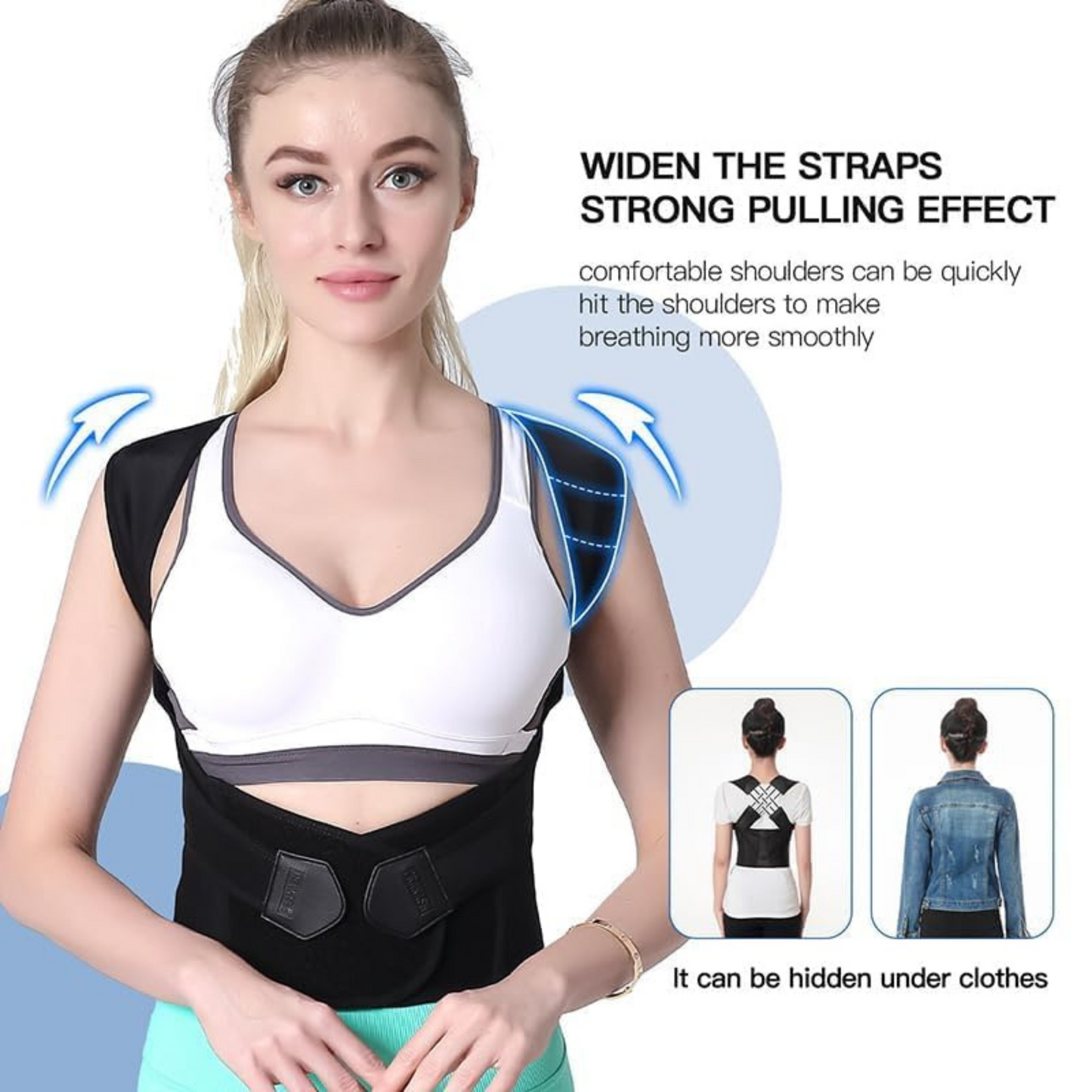 PosturePerfect Pro – Adjustable Posture Corrector Women/Men