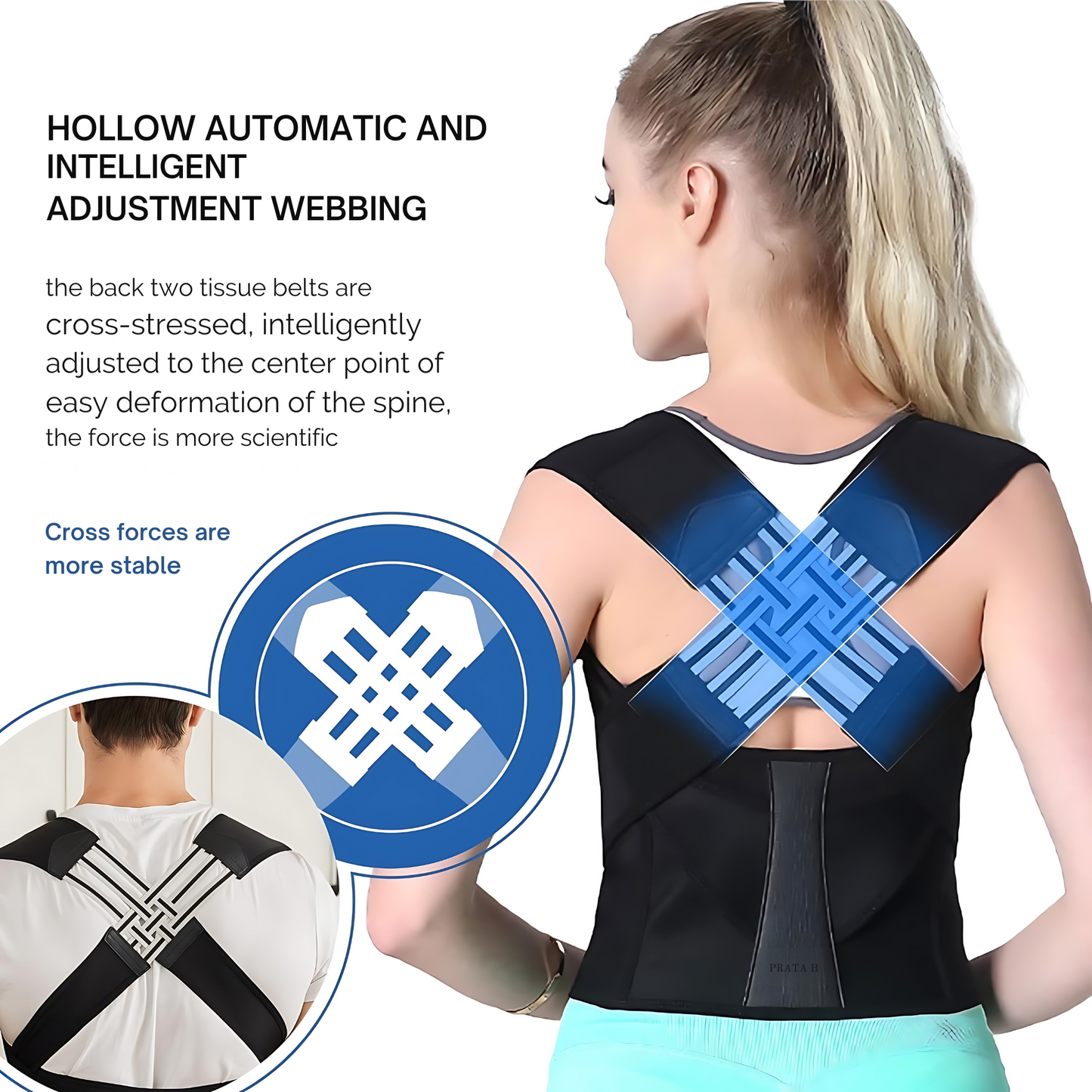 PosturePerfect Pro – Adjustable Posture Corrector Women/Men