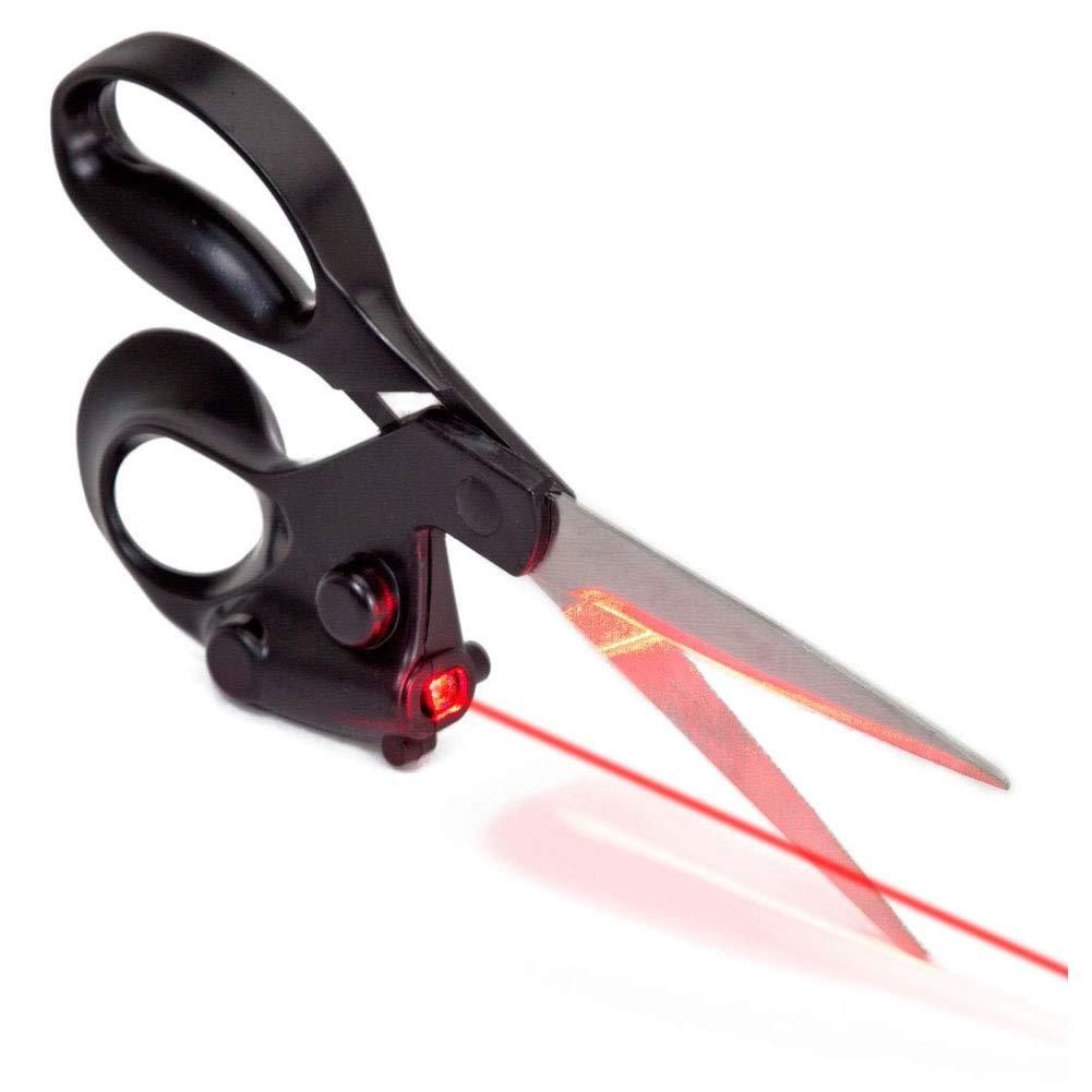 Professional Laser Guided Scissors| Switch On Laser Power| Activate Precision Laser Guide| Cut Perfect Every Time