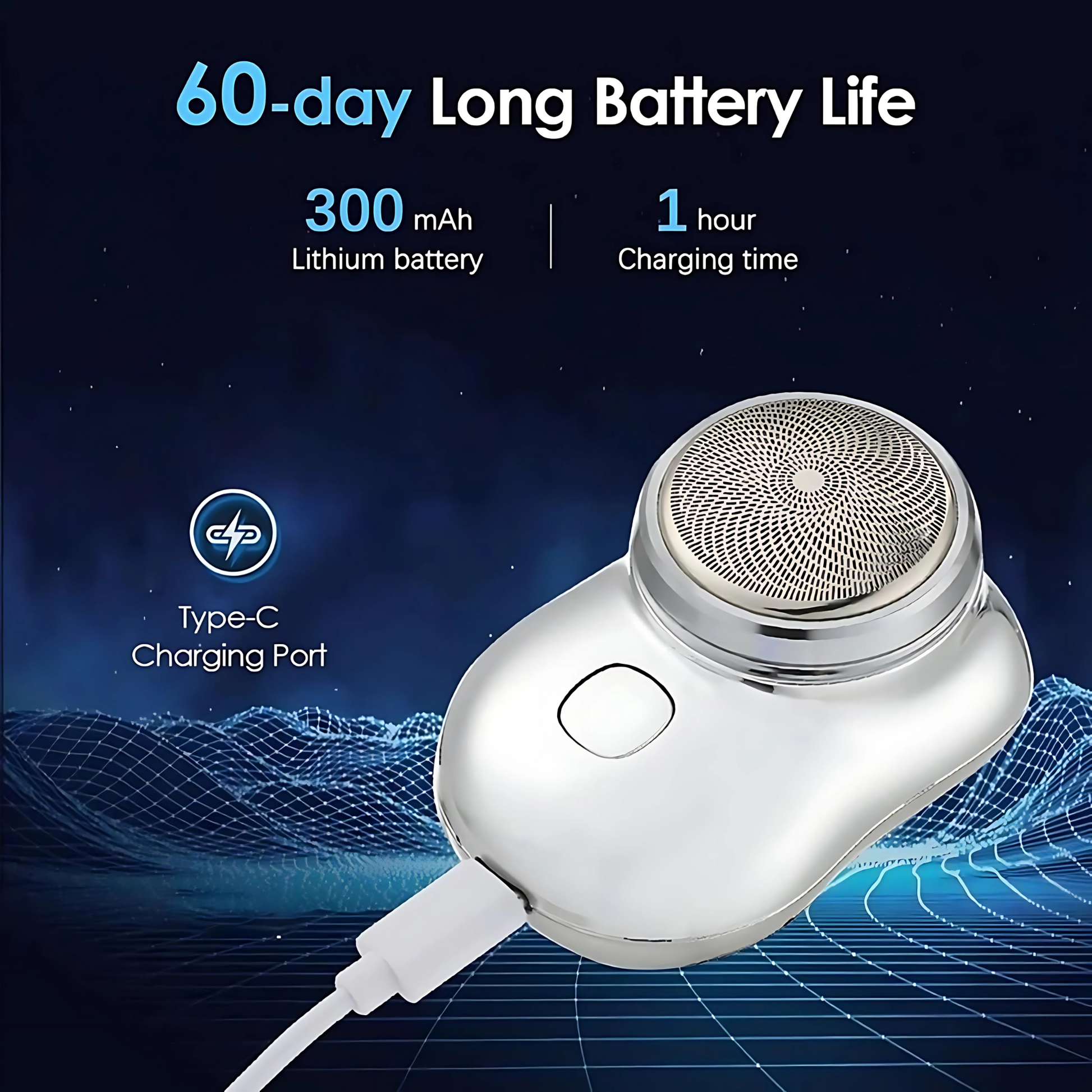 Mini Electric Shaver: Your Pocket-Sized Grooming Hero for a Smooth, Irritation-Free Shave! Default Title Khoppa