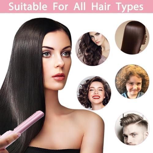 Cordless Rechargeable Hot Comb Hair Straightener – Fast Heating & Portable Styling Tool