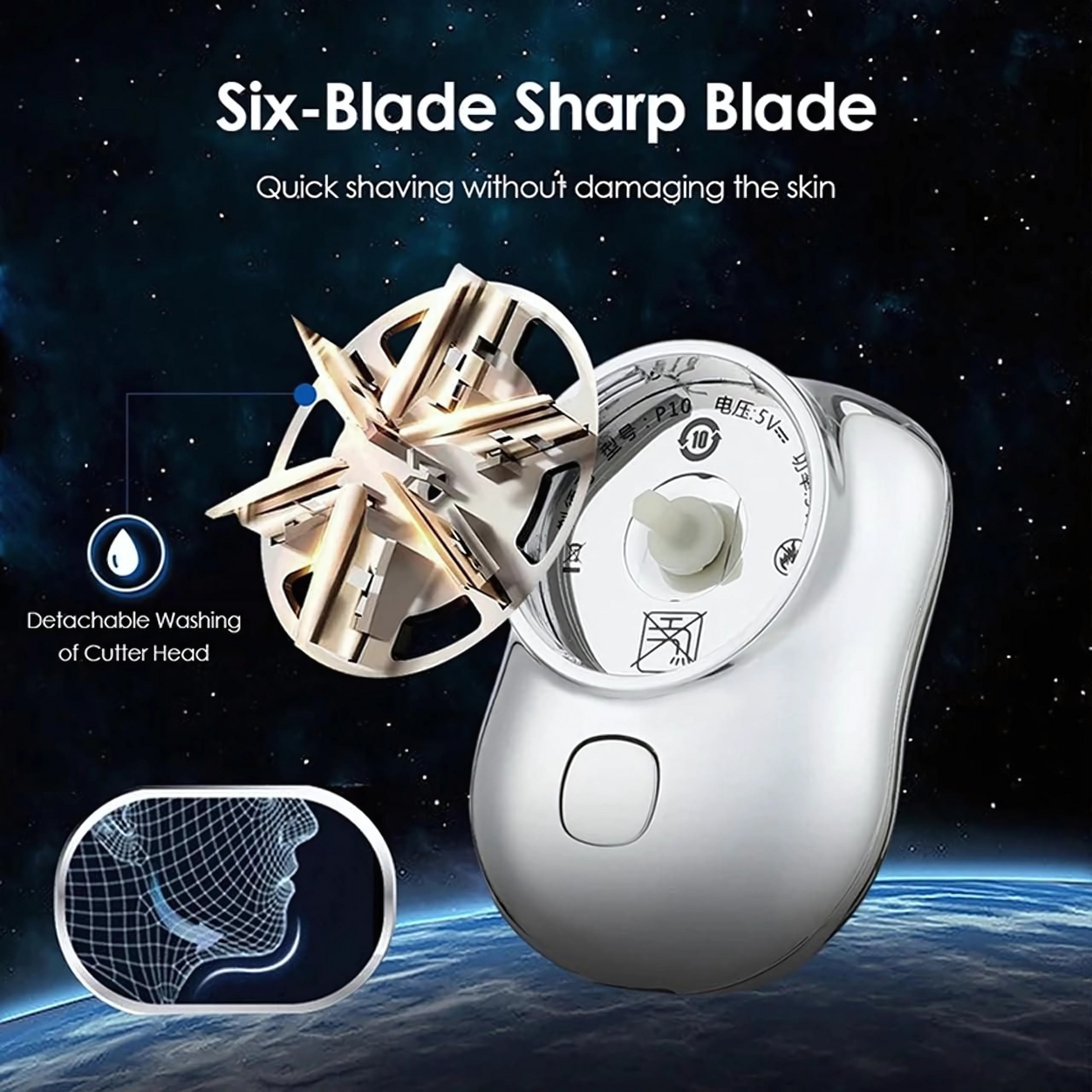 Mini Electric Shaver: Your Pocket-Sized Grooming Hero for a Smooth, Irritation-Free Shave! Default Title Khoppa
